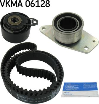 SKF VKMA 06128 - Комплект ангренажен ремък vvparts.bg