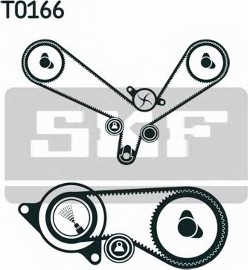 SKF VKMA 01951 - Ангренажен ремък vvparts.bg