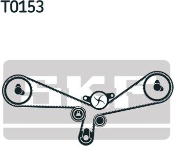 SKF VKMA 01903 - Комплект ангренажен ремък vvparts.bg