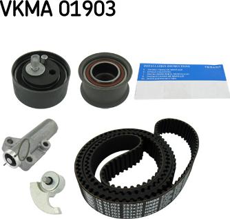 SKF VKMA 01903 - Комплект ангренажен ремък vvparts.bg