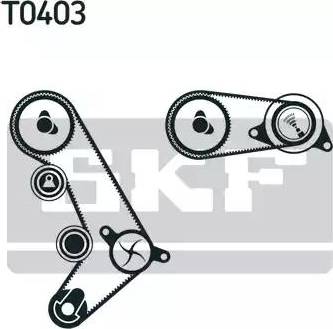 SKF VKMA 01046 - Комплект ангренажен ремък vvparts.bg