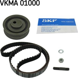 SKF VKMA 01000 - Комплект ангренажен ремък vvparts.bg