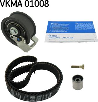 SKF VKMA 01008 - Комплект ангренажен ремък vvparts.bg