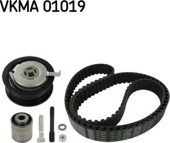 SKF VKMA 01019 - Комплект ангренажен ремък vvparts.bg