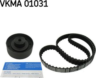 SKF VKMA 01031 - Комплект ангренажен ремък vvparts.bg