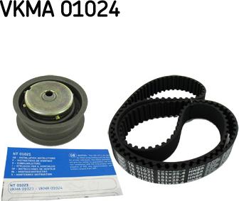 SKF VKMA 01024 - Комплект ангренажен ремък vvparts.bg