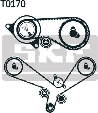 SKF VKMC 01952-1 - Водна помпа+ к-кт ангренажен ремък vvparts.bg