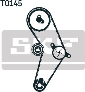 SKF VKMC 06003 - Водна помпа+ к-кт ангренажен ремък vvparts.bg