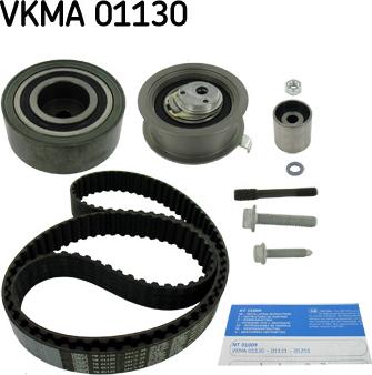 SKF VKMA 01130 - Комплект ангренажен ремък vvparts.bg