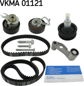SKF VKMA 01121 - Комплект ангренажен ремък vvparts.bg