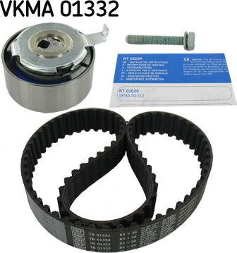 SKF VKMA 01332 - Комплект ангренажен ремък vvparts.bg