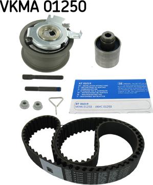 SKF VKMA 01250 - Комплект ангренажен ремък vvparts.bg