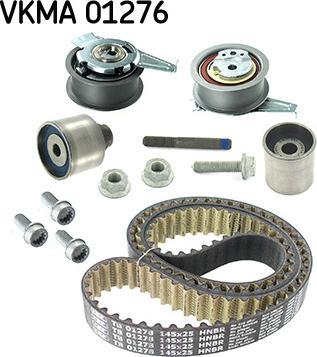 SKF VKMA 01276 - Комплект ангренажен ремък vvparts.bg