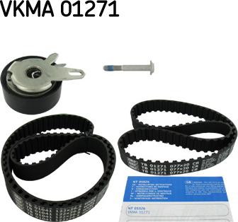 SKF VKMA 01271 - Комплект ангренажен ремък vvparts.bg