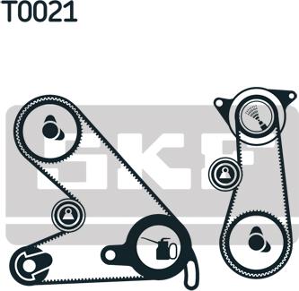 SKF VKMA 03050 - Комплект ангренажен ремък vvparts.bg