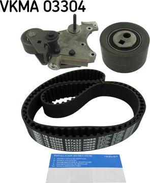 SKF VKMA 03304 - Комплект ангренажен ремък vvparts.bg