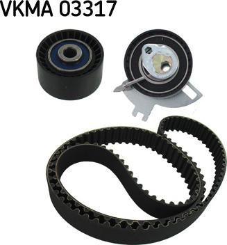 SKF VKMA 03317 - Комплект ангренажен ремък vvparts.bg