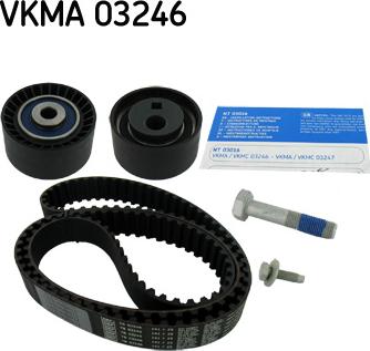 SKF VKMA 03246 - Комплект ангренажен ремък vvparts.bg