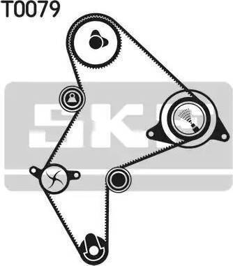 SKF VKMA 03250 - Комплект ангренажен ремък vvparts.bg