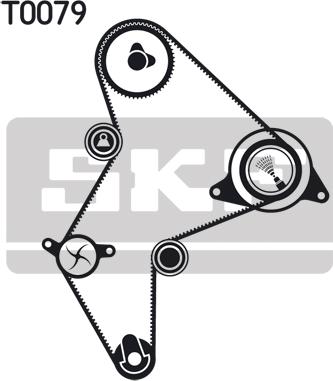 SKF VKMC 03251 - Водна помпа+ к-кт ангренажен ремък vvparts.bg