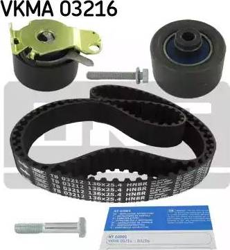 SKF VKMA 03216 - Комплект ангренажен ремък vvparts.bg