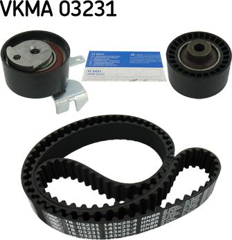 SKF VKMA 03231 - Комплект ангренажен ремък vvparts.bg