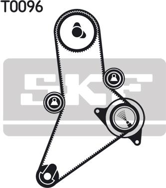 SKF VKMA 02983 - Комплект ангренажен ремък vvparts.bg