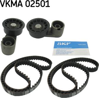 SKF VKMA 02501 - Комплект ангренажен ремък vvparts.bg
