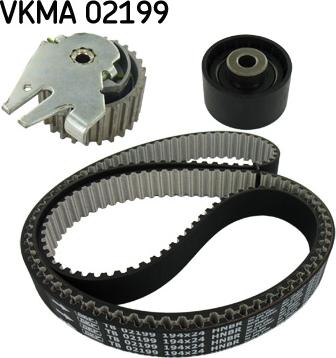 SKF VKMA 02199 - Комплект ангренажен ремък vvparts.bg