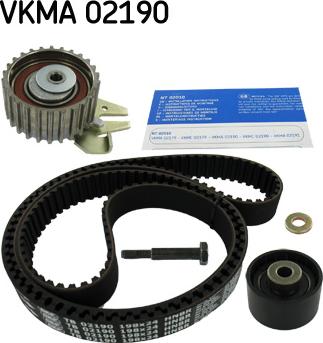 SKF VKMA 02190 - Комплект ангренажен ремък vvparts.bg