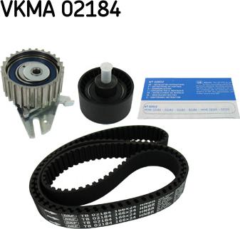 SKF VKMA 02184 - Комплект ангренажен ремък vvparts.bg