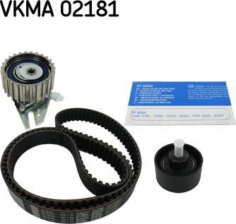 SKF VKMA 02181 - Комплект ангренажен ремък vvparts.bg