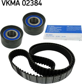 SKF VKMA 02384 - Комплект ангренажен ремък vvparts.bg