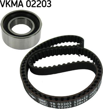 SKF VKMA 02203 - Комплект ангренажен ремък vvparts.bg