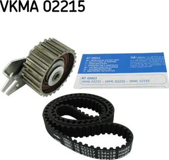 SKF VKMA 02215 - Комплект ангренажен ремък vvparts.bg