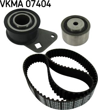 SKF VKMA 07404 - Комплект ангренажен ремък vvparts.bg