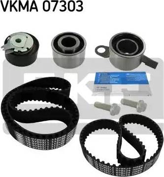 SKF VKMA 07303 - Комплект ангренажен ремък vvparts.bg