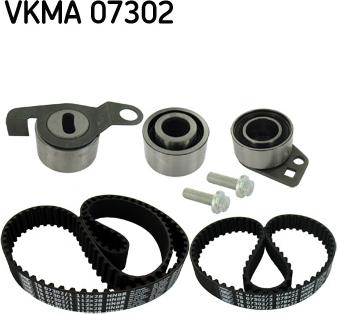 SKF VKMA 07302 - Комплект ангренажен ремък vvparts.bg