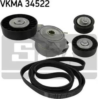 SKF VKMA 34522 - Комплект пистов ремък vvparts.bg