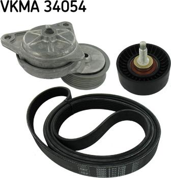 SKF VKMA 34054 - Комплект пистов ремък vvparts.bg