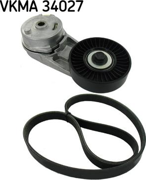 SKF VKMA 34027 - Комплект пистов ремък vvparts.bg