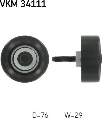 SKF VKMA 34111 - Комплект пистов ремък vvparts.bg