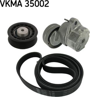 SKF VKMA 35002 - Комплект пистов ремък vvparts.bg