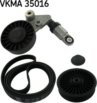 SKF VKMA 35016 - Комплект пистов ремък vvparts.bg
