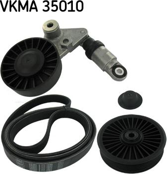 SKF VKMA 35010 - Комплект пистов ремък vvparts.bg