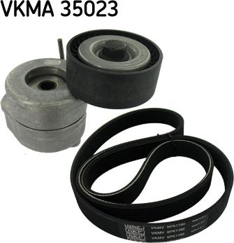 SKF VKMA 35023 - Комплект пистов ремък vvparts.bg