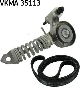 SKF VKMA 35113 - Комплект пистов ремък vvparts.bg