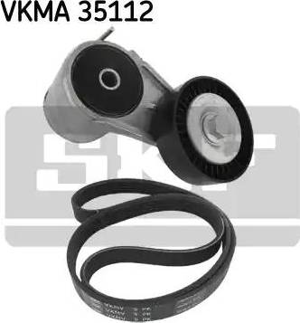 SKF VKMA 35112 - Комплект пистов ремък vvparts.bg