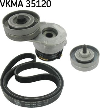 SKF VKMA 35120 - Комплект пистов ремък vvparts.bg