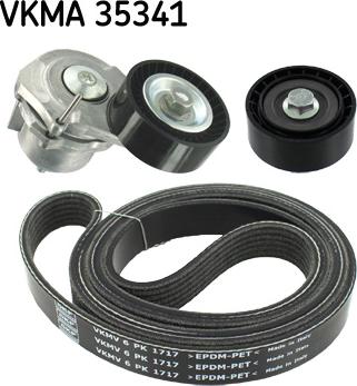 SKF VKMA 35341 - Комплект пистов ремък vvparts.bg